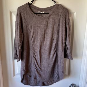 Maurices Sweater Women’s Size Small 3/4 Sleeve Stretch Round Neck Lightweight